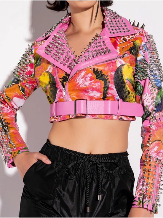 Azalea Wang Jackets & Blazers - Azalea Wang Spring Fever Floral Moto Jacket NWT Size Large